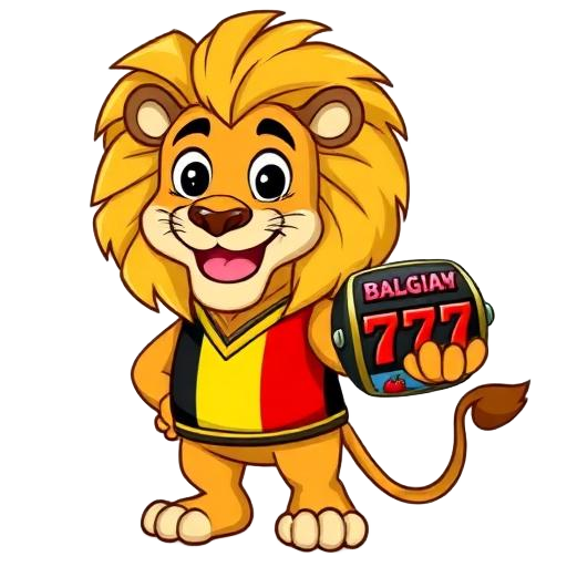 Belgae Leeuw met slotmachine